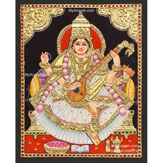 Saraswathi Tanjore Paintings Saraswathi Tanjore Paintings