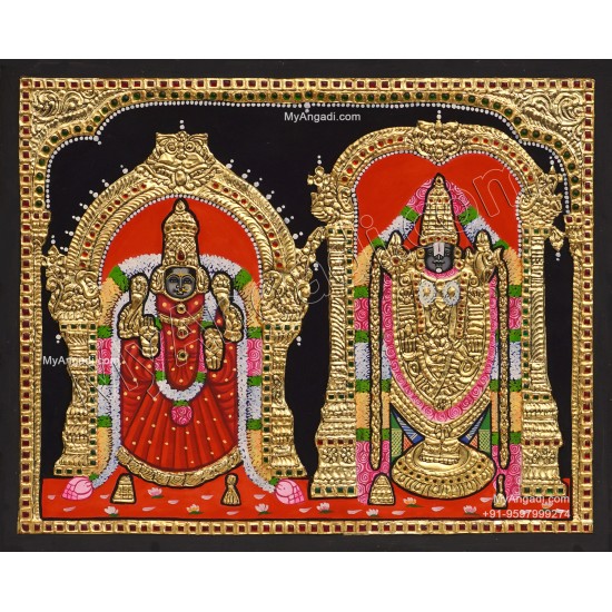 Balaji Thayar Tanjore Painting Balaji Thayar Tanjore Painting