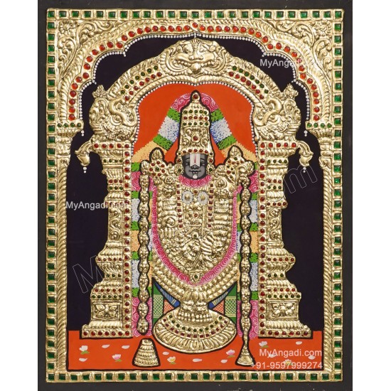 5 Set Ganesha Murugan Balaji Lakshmi Saraswathi Tanjore painting