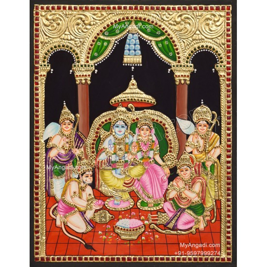 Ram Durbar Tanjore Painting