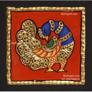 Peacock Tanjore Painting