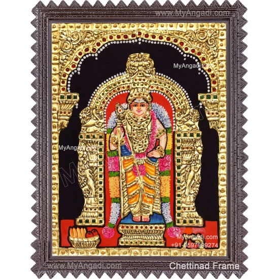 Subramaniya Swamy Tanjore Painting