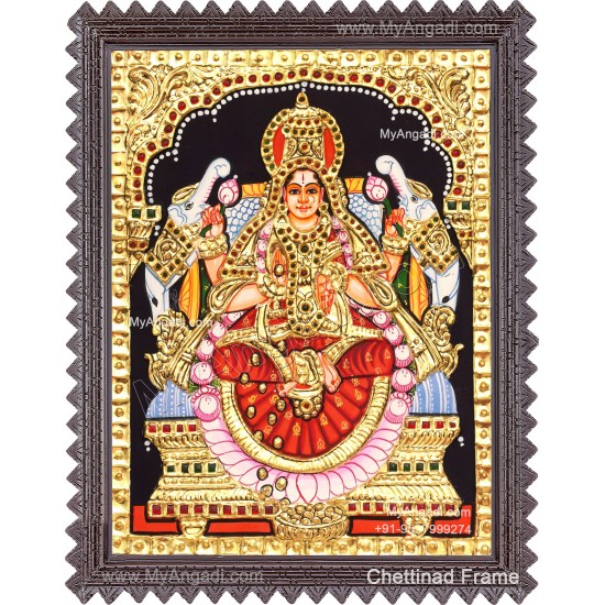 Gajalakshmi Tanjore Painting