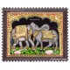 Bull  Elephant Tanjore Painting