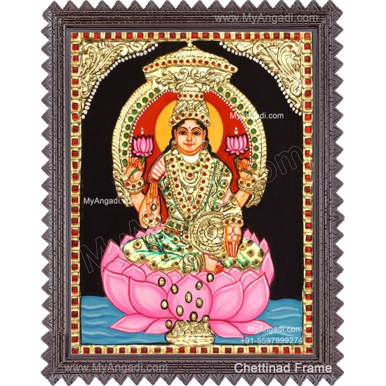 Mahalakshmi Tanjore Painting