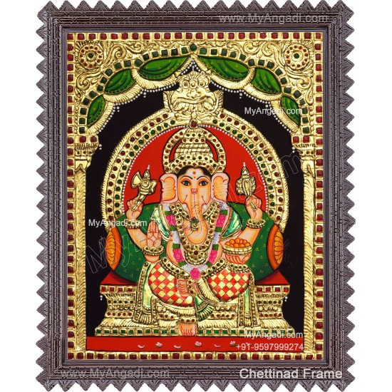 Vinayagar Tanjore Painting 