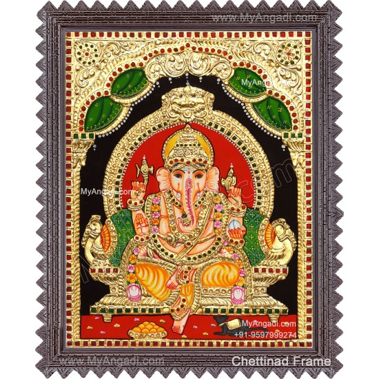 Ganapathi Tanjore Painting 