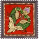 Parrot Tanjore Painting