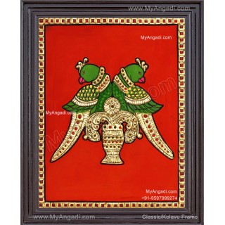 Parrot Tanjore Painting