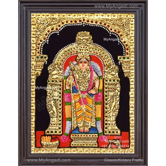 Subramaniya Swamy Tanjore Painting