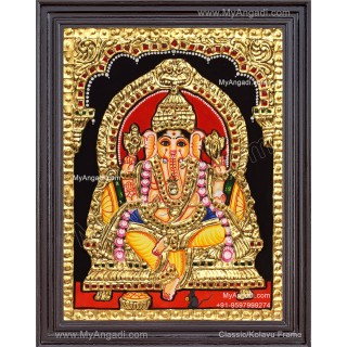 Ganapathi Tanjore Painting 