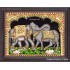 Bull  Elephant Tanjore Painting
