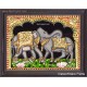 Bull  Elephant Tanjore Painting