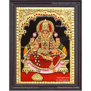 Goddess Lakshmi Tanjore Painting