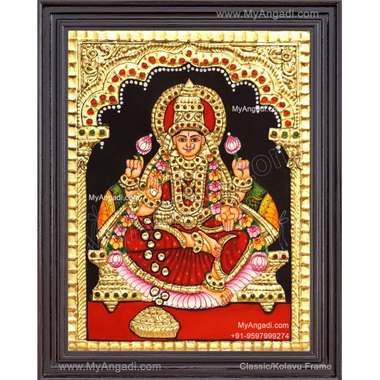 Goddess Lakshmi Tanjore Painting