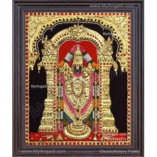 Venkateshwara  Swamy Tanjore Painting