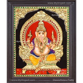 Ganapathi Tanjore Painting 