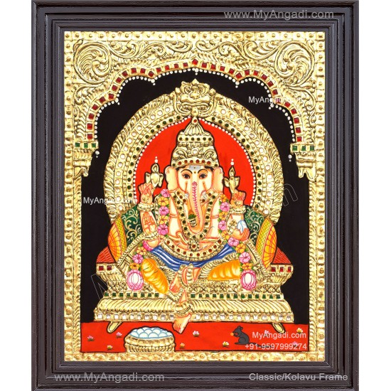 Ganesha Tanjore Painting