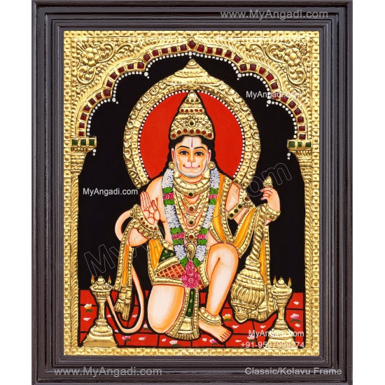 Hanuman Tanjore Painting