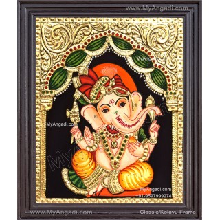 Ganapathi Tanjore Painting 