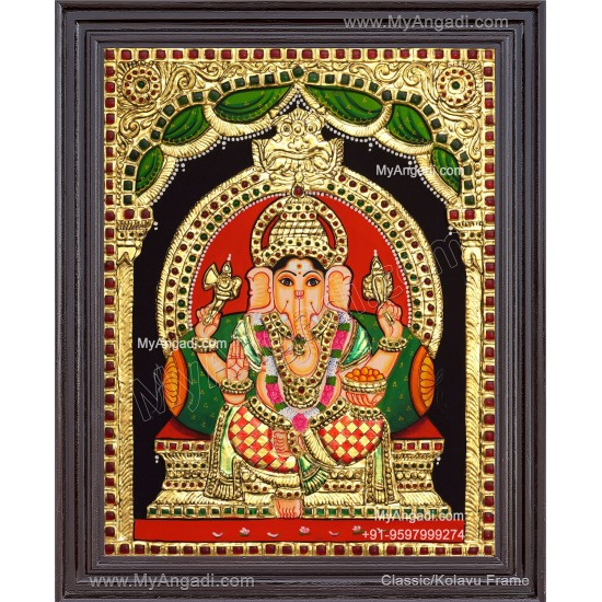 Vinayagar Tanjore Painting 