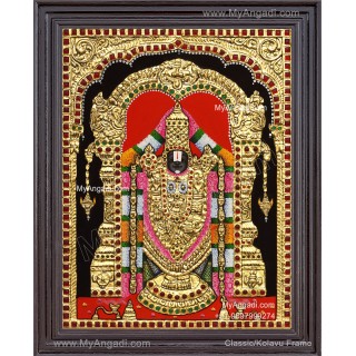 Venkateshwara  Swamy Tanjore Painting