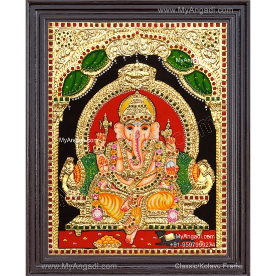 Ganapathi Tanjore Painting 