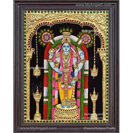 Guruvayurappar Tanjore Painting
