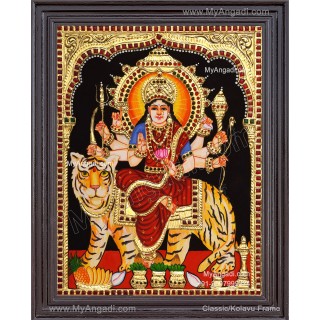 Durga Tanjore Painting