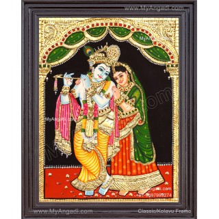 Radha Krishna Tanjore Painting