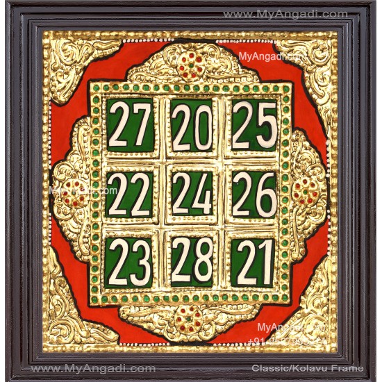 Kubera Yantra Tanjore Painting