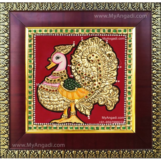 Peacock Tanjore Painting