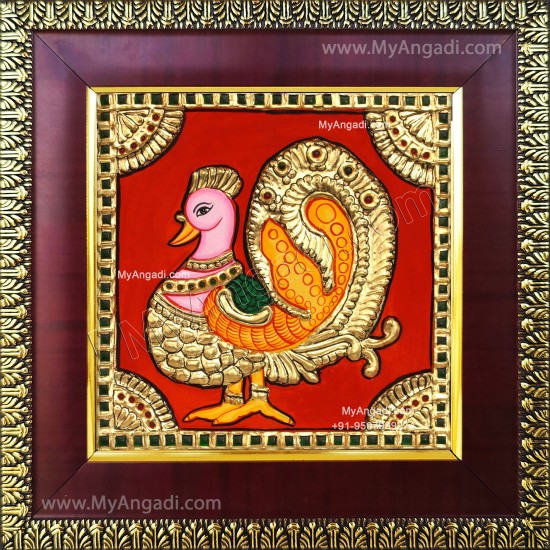 Peacock Tanjore Painting
