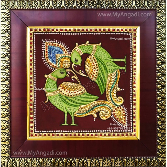 Peacock Tanjore Painting