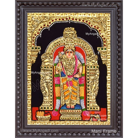 Subramaniya Swamy Tanjore Painting