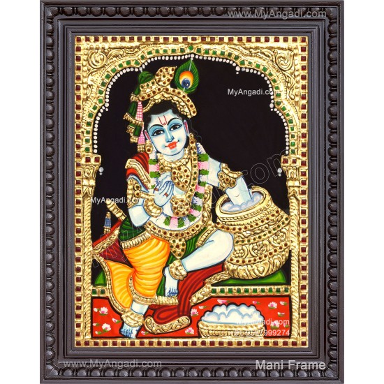 Butter Krishna Tanjore Painting