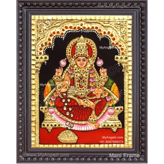 Goddess Lakshmi Tanjore Painting