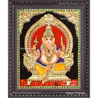 Ganapathi Tanjore Painting 