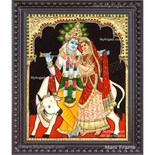 Radha Krishna Tanjore Painting