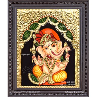 Ganapathi Tanjore Painting 