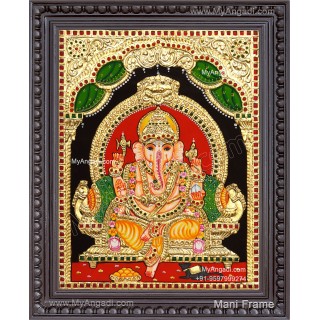 Ganapathi Tanjore Painting 