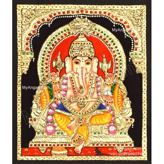 Vinayagar Tanjore Painting 