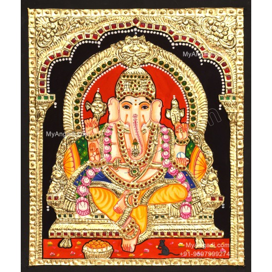 Vigneshwara Tanjore Painting