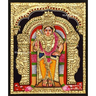 5 Set Ganesha Murugan Balaji Lakshmi Saraswathi Tanjore painting