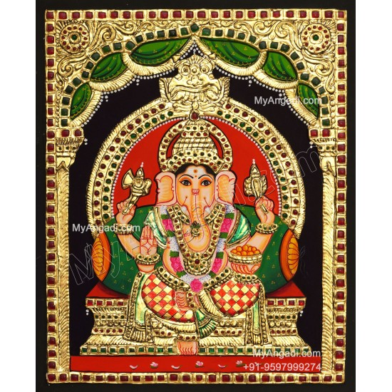 Vinayagar Tanjore Painting 