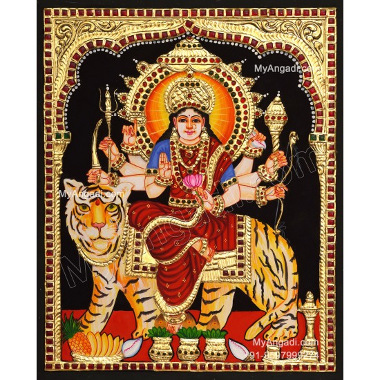Durga Tanjore Painting