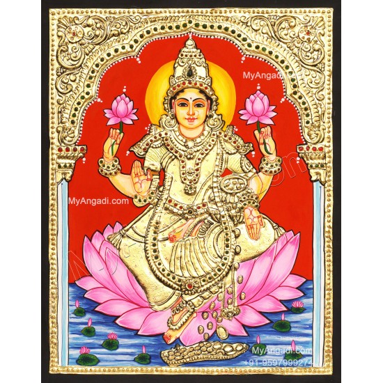 Lakshmi Devi Tanjore Paintings