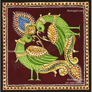 Peacock Tanjore Painting
