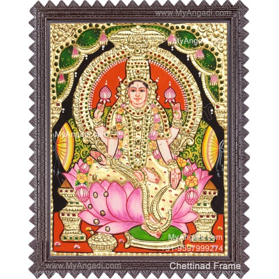 Ishwarya Lakshmi Tanjore Painting