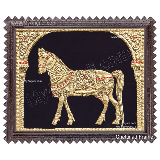 Horse Tanjore Painting